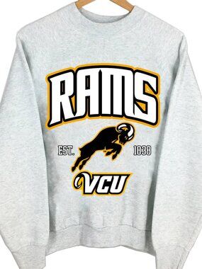 NCAA VCU Rams Varsity Teams Shirt Sweatshirt Retro Sweater